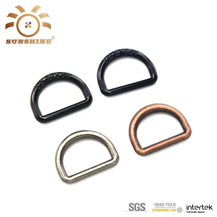 Personalized metal D-ring