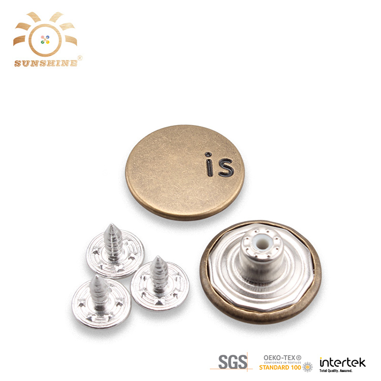 metal sewing military button for clothes