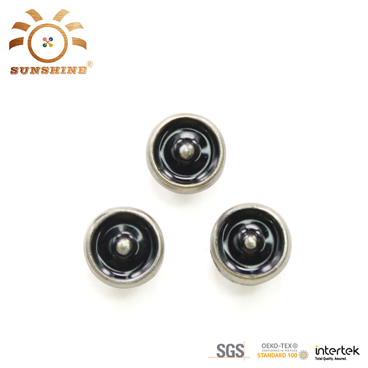 Black concave epoxy aluminum rivet